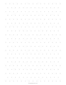 1/2 inch Isometric Dot Grid Paper
