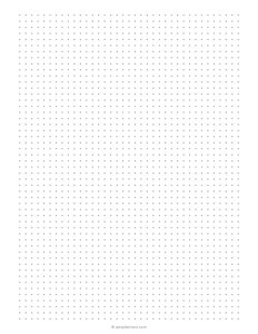 1/5 inch Dot Grid Paper