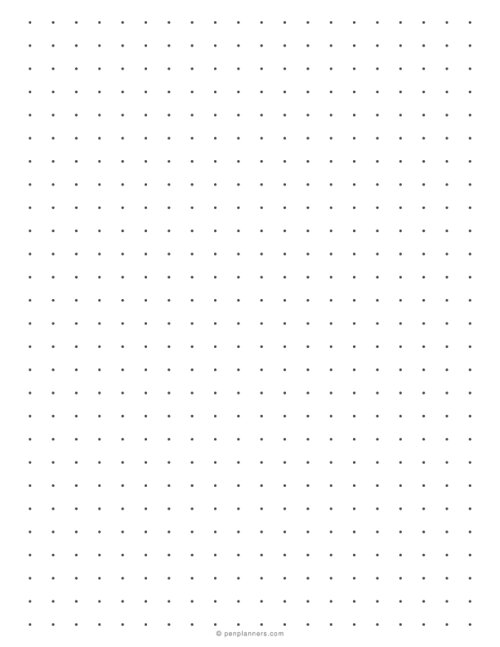 1 cm Dot Grid Paper (10mm)