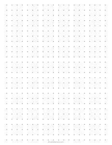 1 cm Dot Grid Paper (10mm)
