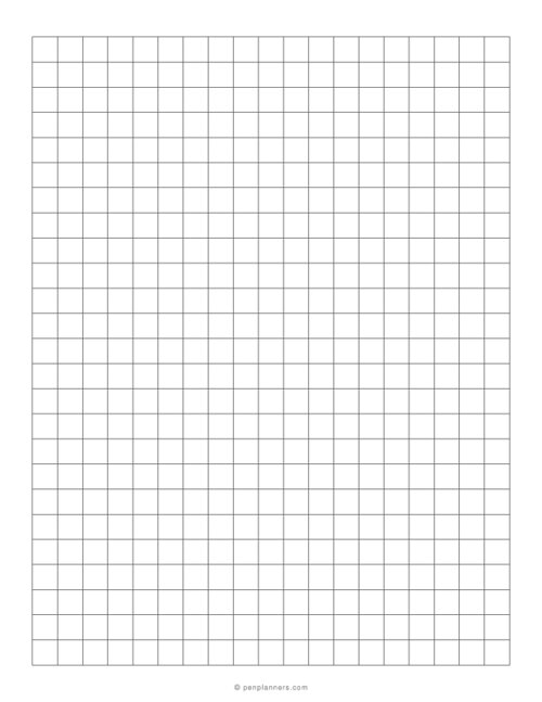 1 cm Graph Paper