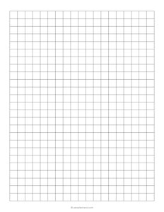 1 cm Graph Paper