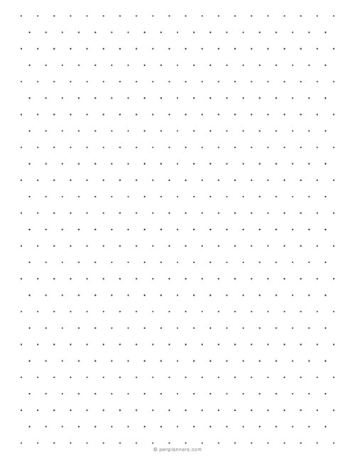 1 cm Isometric Dot Grid Paper (10mm)