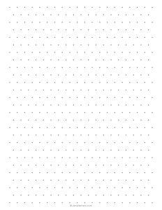1 cm Isometric Dot Grid Paper (10mm)