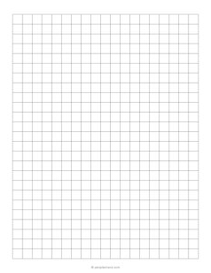 10 mm Graph Paper