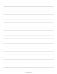 10 mm Lined Paper PDF (1 cm Ruled)