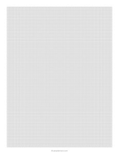 2 mm Graph Paper (20×20 Grid)