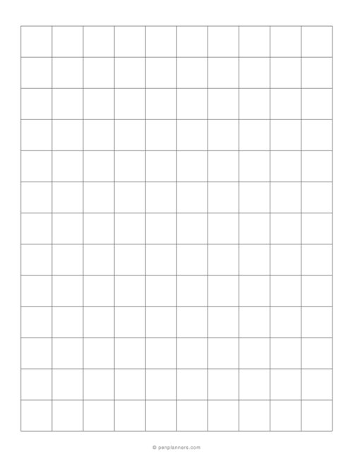3/4 Inch Graph Paper