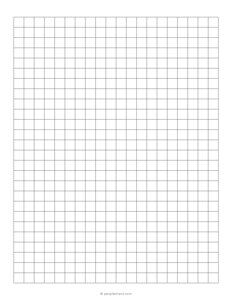 3/8 Inch Graph Paper