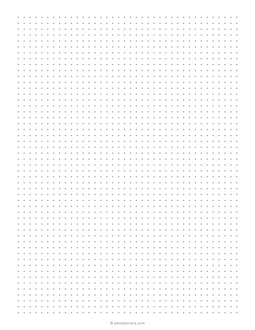 5 mm Dot Grid Paper PDF