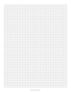 5 mm Graph Paper (5x5 Grid)