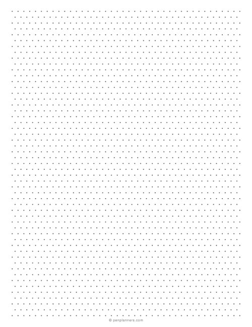 5mm Isometric Dot Grid Paper