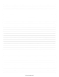 7.1 mm Dotted Lined Paper