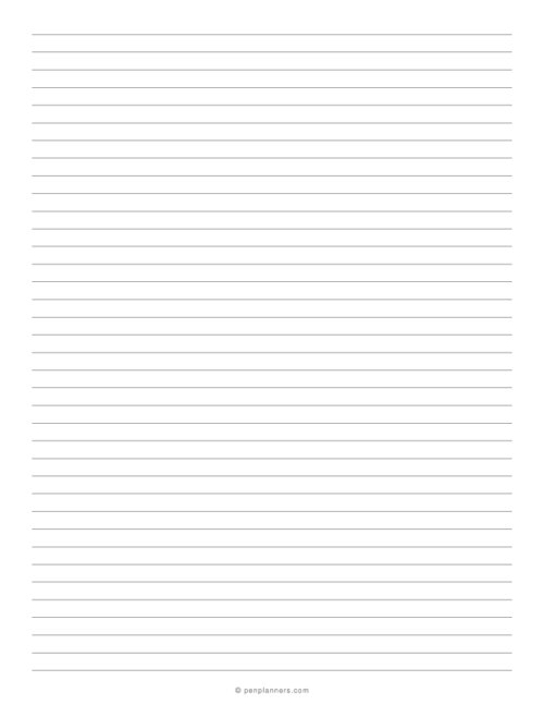 7 mm Standard Ruled Paper