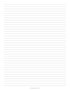 7 mm Standard Ruled Paper