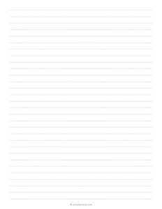 8.7 mm Dotted Lined Paper