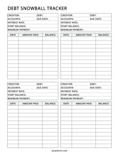 Debt Snowball Tracker