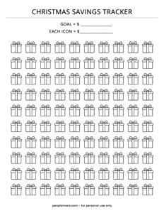 Christmas Savings Tracker