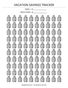 Vacation Savings Tracker